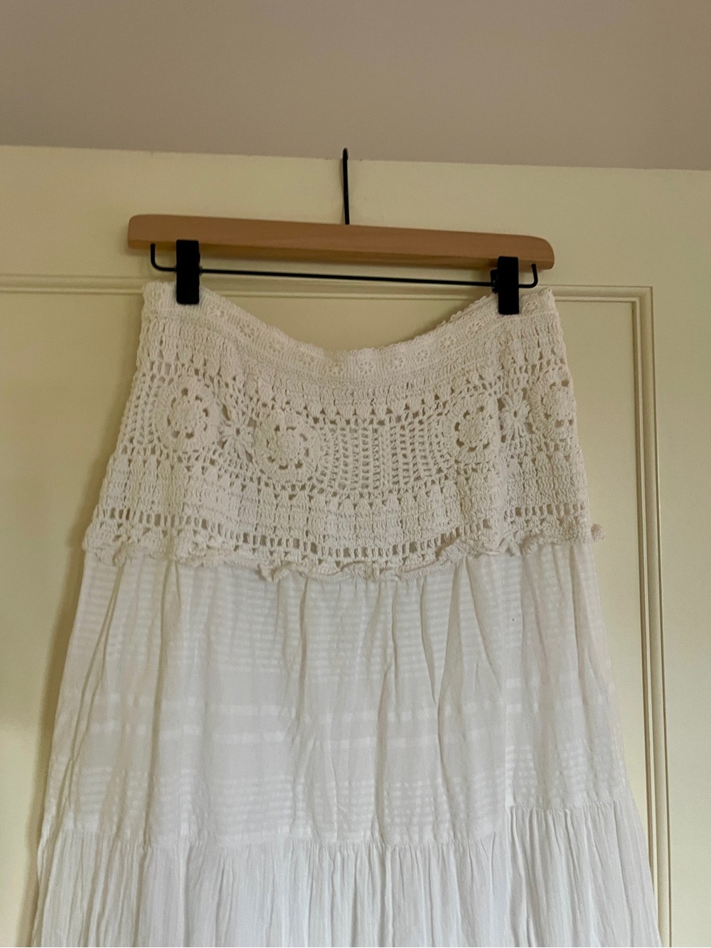 Free People Cotton Crochet Maxi Skirt - Picture 2 of 5